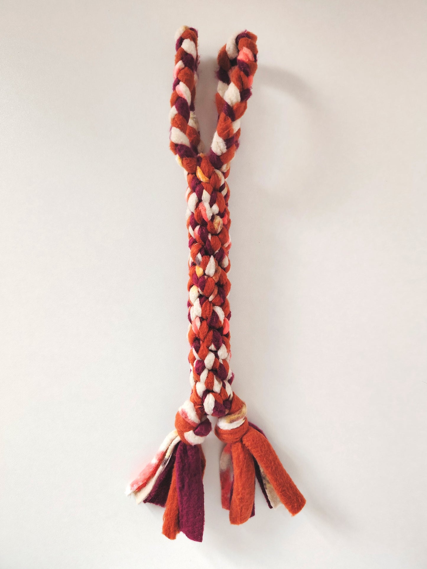 Autumn Handled Tug – Interactive Fleece Tug Toy